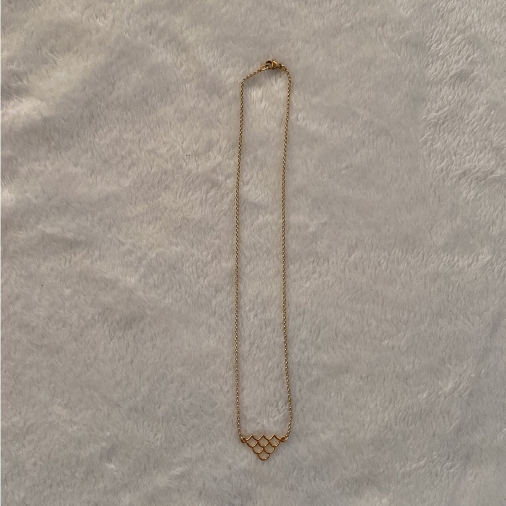 Gold Mermaid Necklace